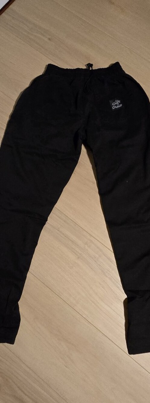 Black Stretch Canvas Pants Chefs Kiss